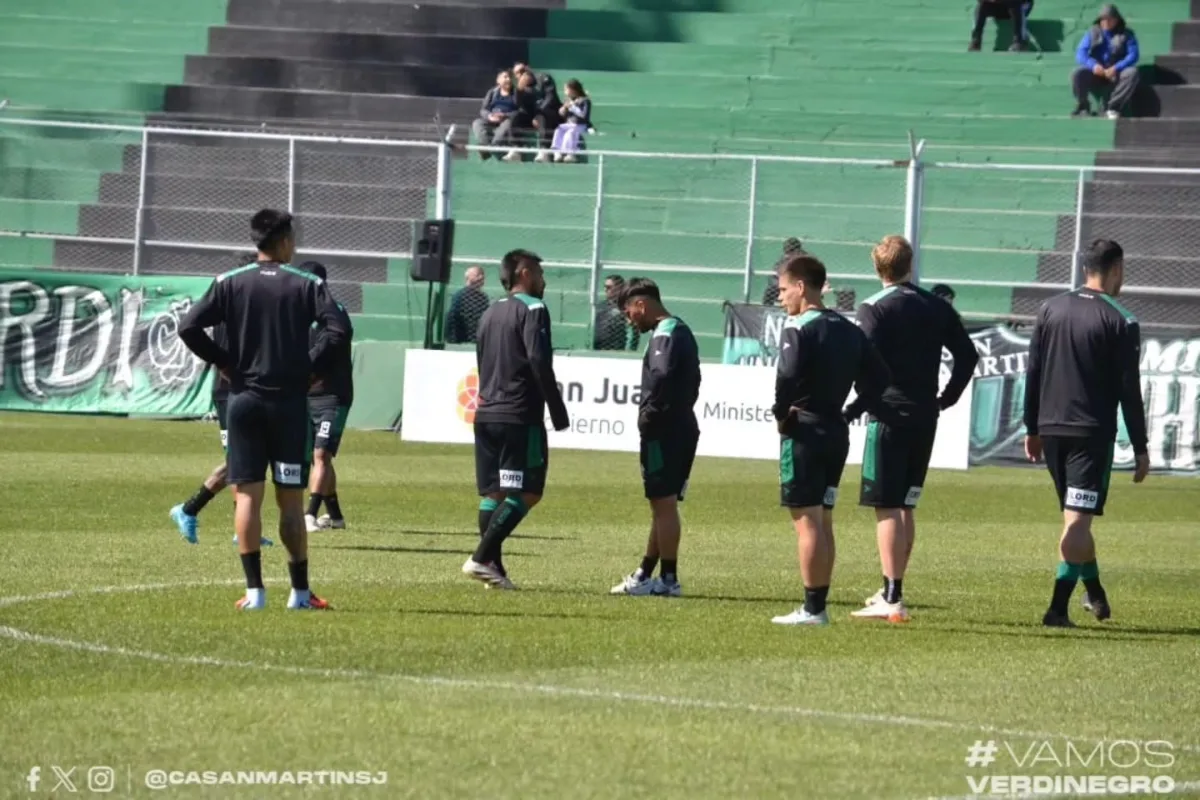 San Martín prepara el equipo para recibir a Almagro con una baja y una duda