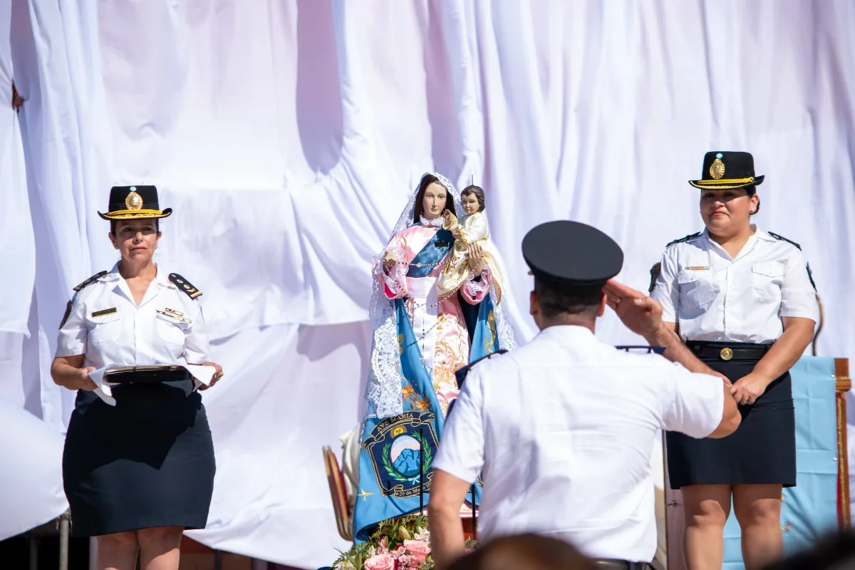 La Policía de San Juan acompañó una histórica ceremonia religiosa en La Rioja