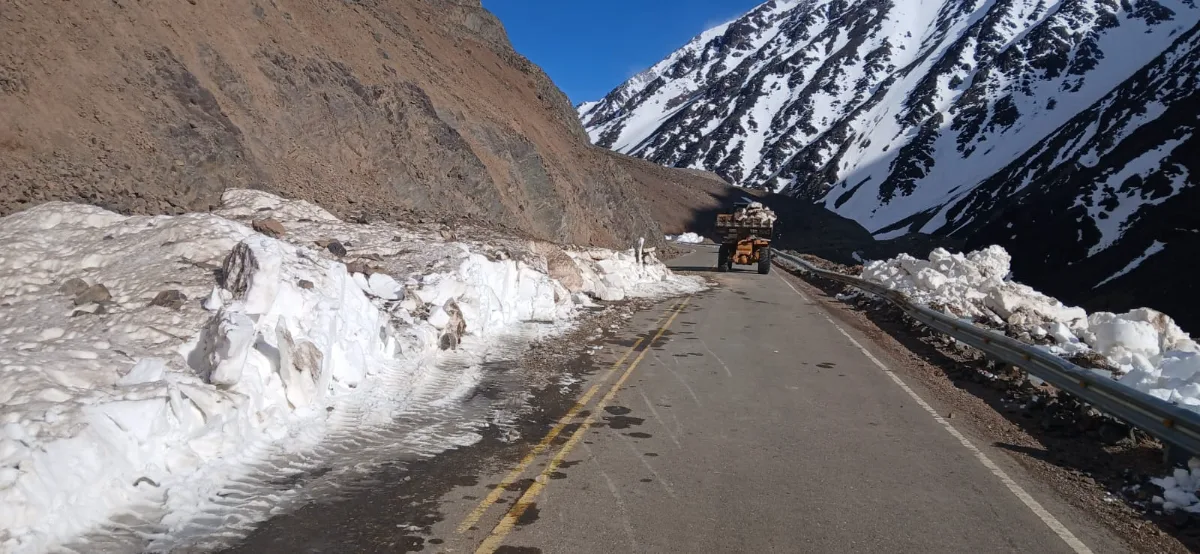 Todas las rutas nacionales de San Juan están transitables, pero advierten por hielo, nieve y niebla