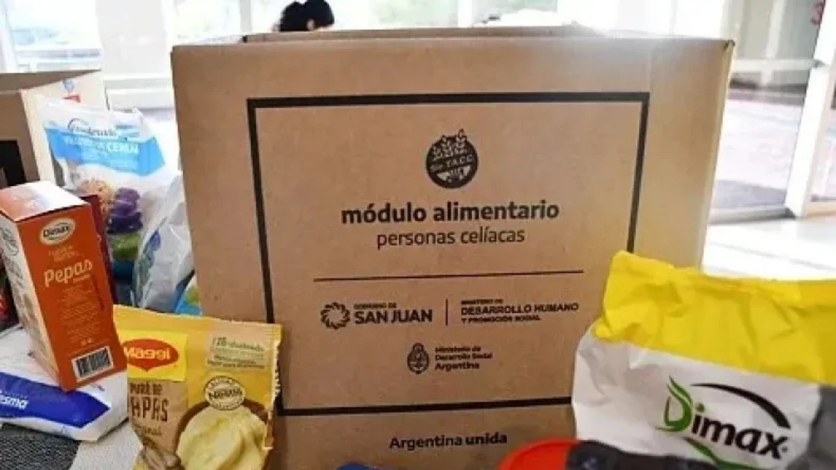 Las personas con celiaquía recibirán el módulo alimentario de octubre