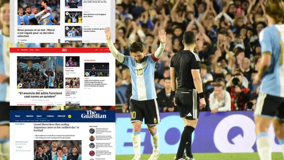 A los pies de Leo: cómo reaccionaron los medios más importantes del mundo al retiro de Messi
