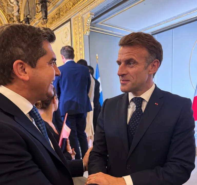 Orrego con Macron: “Es una oportunidad muy importante para seguir llevando a San Juan al mundo”