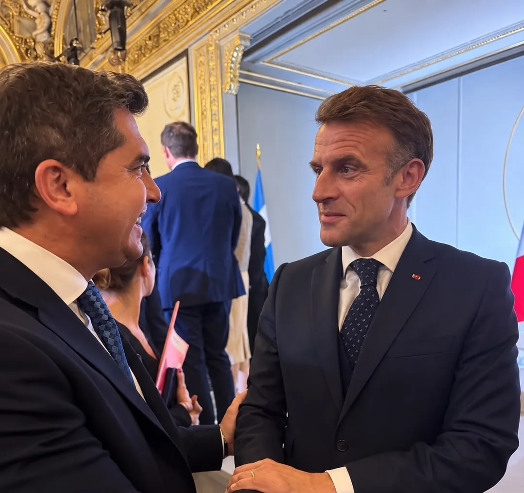 Orrego con Macron: “Es una oportunidad muy importante para seguir llevando a San Juan al mundo”