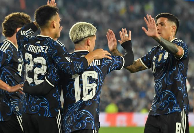 A la espera de Messi, Argentina goleó a Burkina Faso en un amistoso
