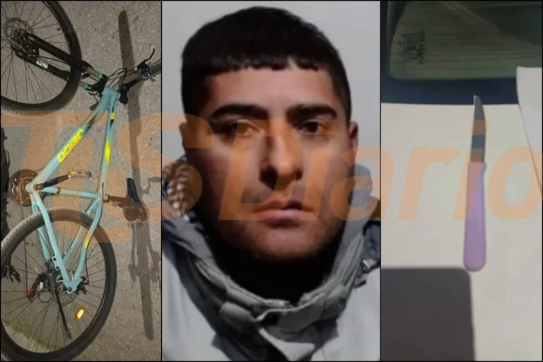 Amenazó con un Tramontina a un chico de 13 años para robarle la bici y la Policía lo atrapó pedaleando por Avenida Benavídez