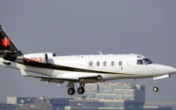 Un avión sanitario con seis personas desapareció sobre el Atlántico